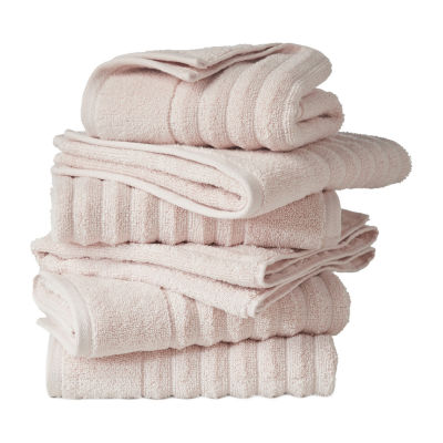 Linery Ribbed Cotton Quick Dry 6-pc. Hand Towels