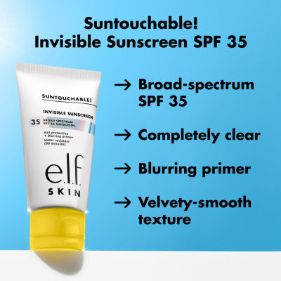 e.l.f. Suntouchable! Invisible Sunscreen Spf 35