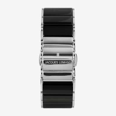 Jacques Lemans Mens Silver Tone Stainless Steel Strap Watch Wjl0027802