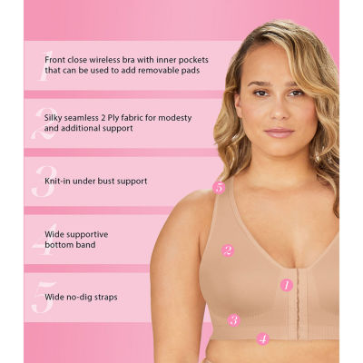 Adaptive Wear Everywhere Wireless Front-Close Bra