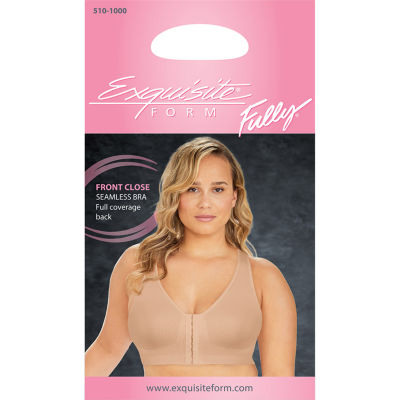 Exquisite Form Fully Longline Unlined Wireless Full Coverage Bra