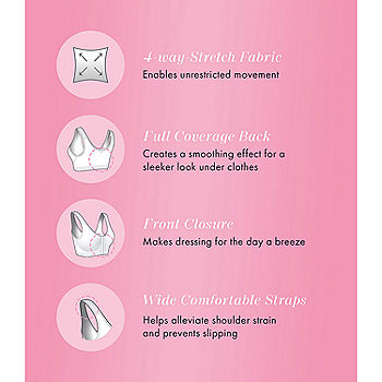 Exquisite Form FULLY® Seamless Wireless Full Coverage Bra with Front Closure  -5101000