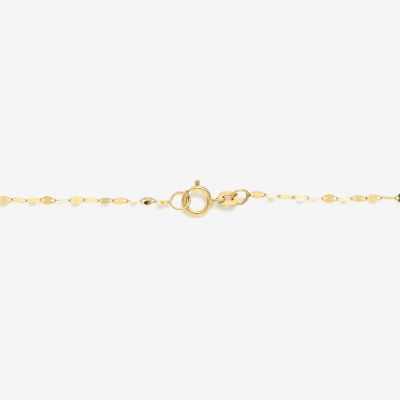 Made in Italy Womens 14K Gold 18 Inch Y Necklaces