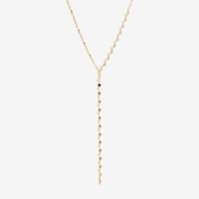 Made in Italy Womens 14K Gold Y Necklace