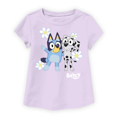 Bluey Toddler Girls Crew Neck Short Sleeve Graphic T-Shirt