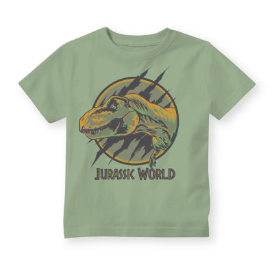 Toddler Boys Crew Neck Short Sleeve Jurassic World Graphic T-Shirt