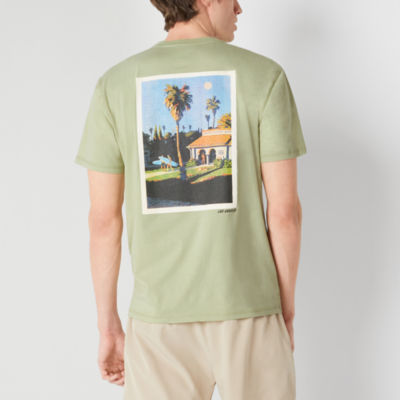 Arizona Mens Easy-on + Easy-off Adaptive Graphic T-Shirt