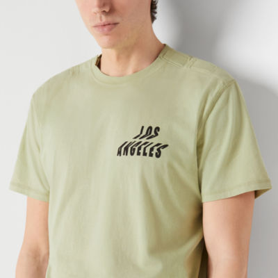 Arizona Mens Easy-on + Easy-off Adaptive Graphic T-Shirt