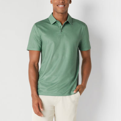 Stylus Printed Mens Regular Fit Short Sleeve Polo Shirt