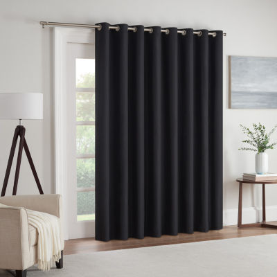 Eclipse Kendall Blackout Grommet Top Single Patio Door Curtain