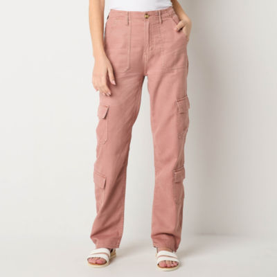 a.n.a Womens High Rise Straight Cargo Pant