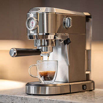  Espressione Combination Stainless Steel Espresso + Coffee Maker,  10 cups: Home & Kitchen