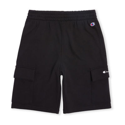 Champion Reverse Weave Black Cargo Sweatpants