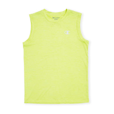 Champion Big Boys Scoop Neck Sleeveless Muscle T-Shirt