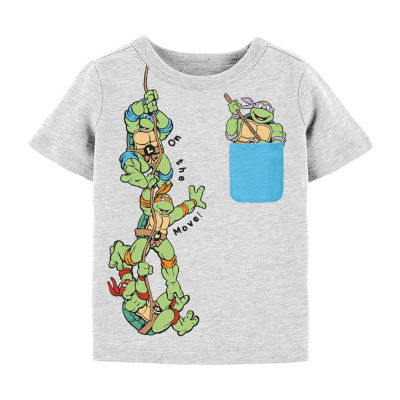 Xtreme Toddler Boys Crew Neck Short Sleeve Teenage Mutant Ninja Turtles Graphic T-Shirt