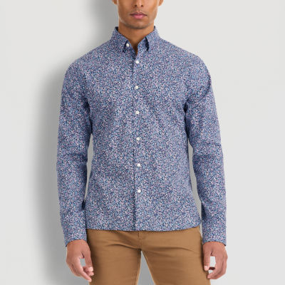 Essential Stain Shield Long Sleeve Henley - Regular Fit