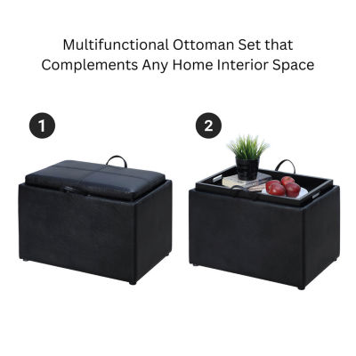 Designs 4 Comfort Accent Storage Ottoman