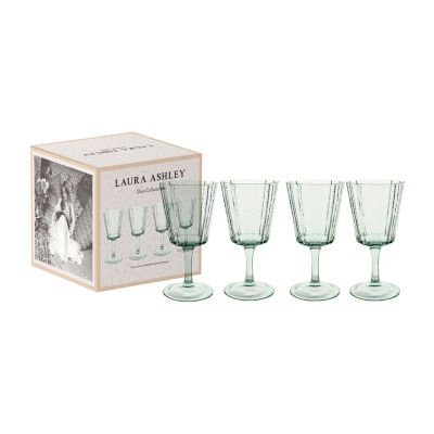 Laura Ashley Giftbox Collectables 4-pc. White Wine Glass