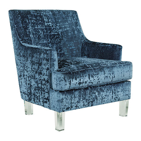 Signature Design By Ashley Gloriann Accent Chair, One Size, Blue