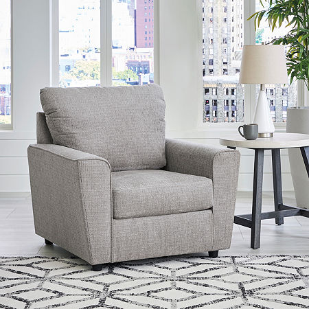 Signature Design By Ashley Stairatt Accent Chair, One Size, Gray