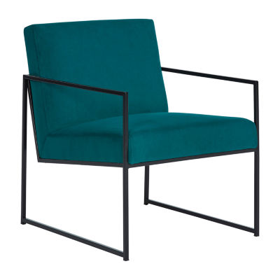 Signature Design By Ashley Aniak Velvet Accent Chair