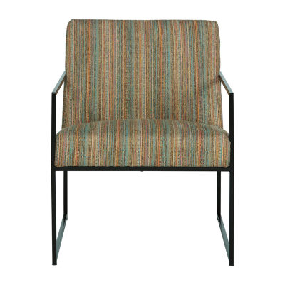 Signature Design By Ashley Aniak Multi Stripe Accent Chair