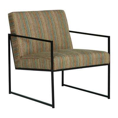 Signature Design By Ashley Aniak Multi Stripe Accent Chair