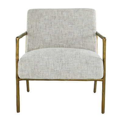 Signature Design By Ashley Ryandale Antique Brass Accent Chair