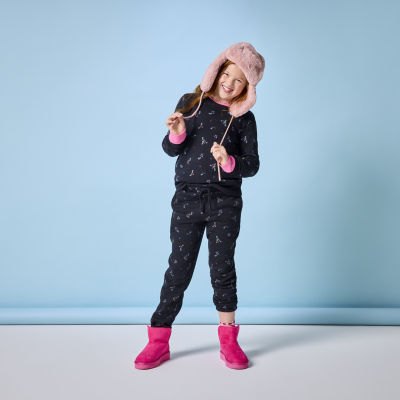 Thereabouts Little & Big Kid Girls Eden Flat Heel Winter Boots