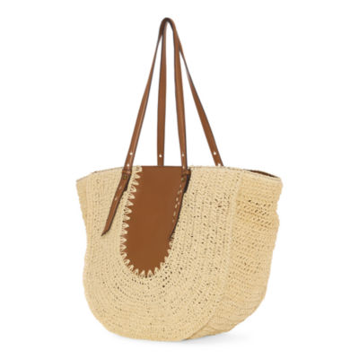 a.n.a Noelle Straw Tote Bag