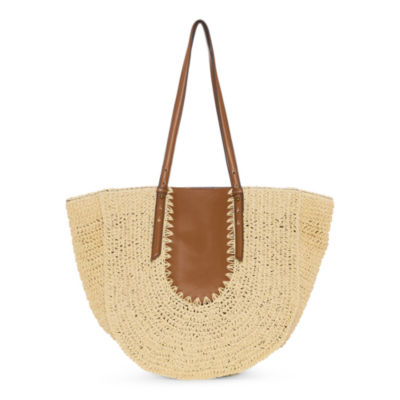 a.n.a Noelle Straw Tote Bag