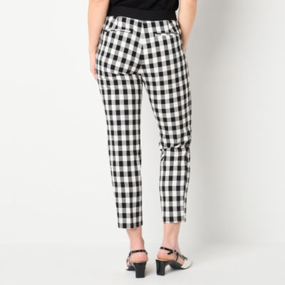 Liz Claiborne Womens Mid Rise Slim Pant
