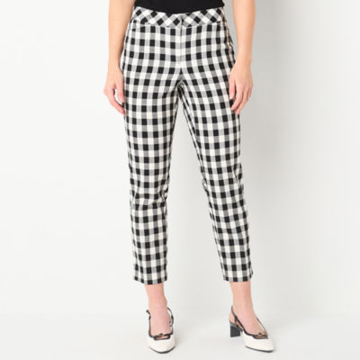 Liz Claiborne Womens Mid Rise Slim Pant