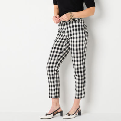 Liz Claiborne Womens Mid Rise Slim Pant