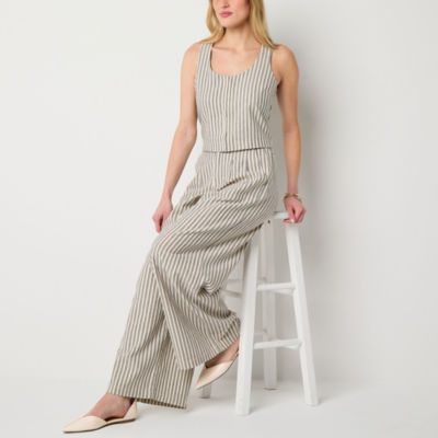 a.n.a Linen Blend Womens Vest