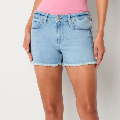 a.n.a Womens Mid Rise 3 1/2" Denim Short