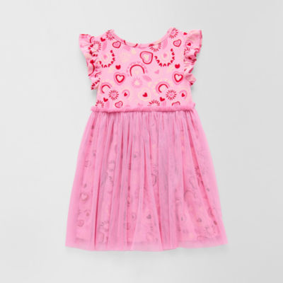 Okie Dokie Toddler & Little Girls Sleeveless Flutter Tutu Dress