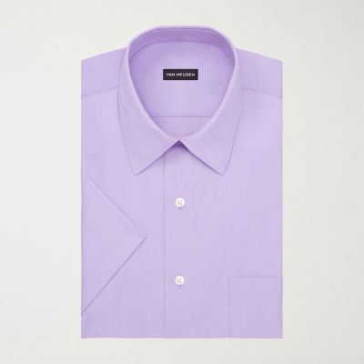 mens homecoming dress shirts Comfort Stretch Non-Iron Paisley Dress Shirt With Contrast Trim