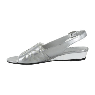 Easy Street Womens Celebrate Wedge Sandals
