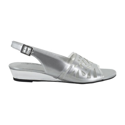 Easy Street Womens Celebrate Wedge Sandals