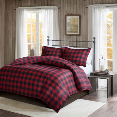 Woolrich Flannel Cotton 3-pc. Duvet Cover Set