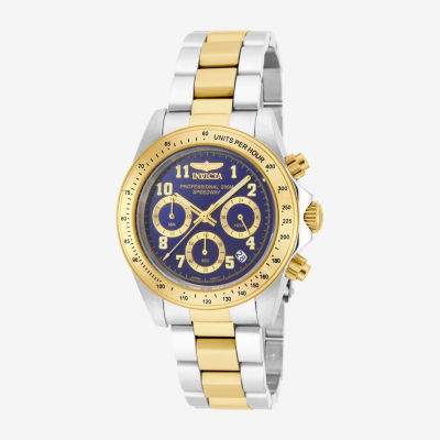 Invicta Speedway Mens Chronograph Two Tone Stainless Steel Bracelet Watch