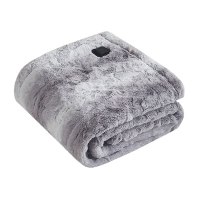 Beautyrest Marselle Fur Heated Wrap with Built-in Controller - JCPenney