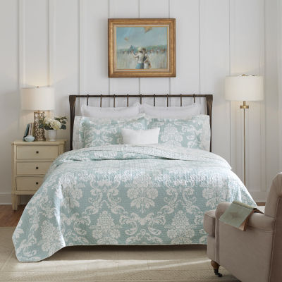 Laura Ashley Floral Reversible Quilt Set JCPenney