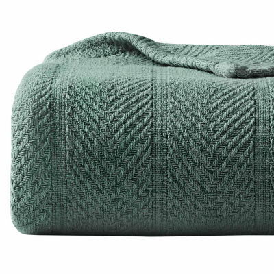Eddie Bauer Herringbone Unisex Adult Lightweight Blanket