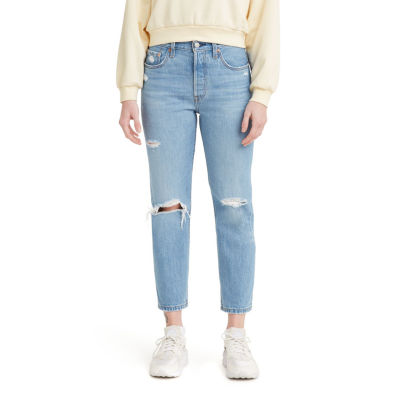 levi's 501 crop boyfriend