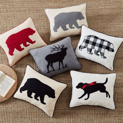 Eddie Bauer Bear Rectangular Throw Pillow