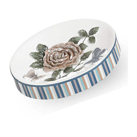 Popular Bath Butterfly Soap Dish, One Size, Blue