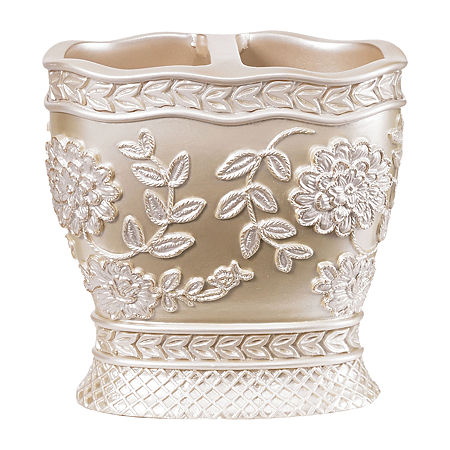 Popular Bath Rose Vine Toothbrush Holder, One Size, Beige