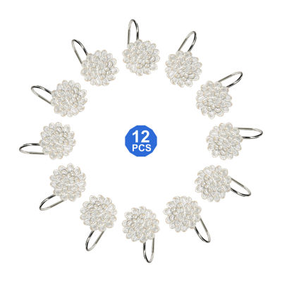 Popular Bath Rose Vine Shower Curtain Hooks